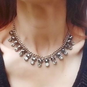 Vintage Crystal Quartz & Crystal Bead Necklace